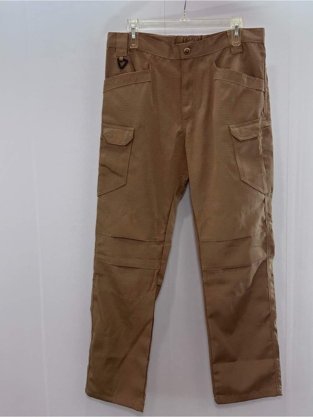 Men's Tan Tactical Cargo Pants with Utility Pockets